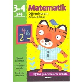 Matematik Öğreniyorum 3-4 Yaş Aktivite Kitabım - kollektif