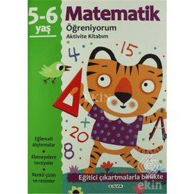 Matematik Öğreniyorum 5-6 Yaş Aktivite Kitabım - kollektif