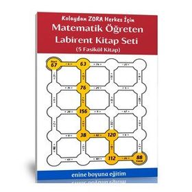 Matematik Öğreten Labirent Kitap Seti 5 Fasikül Kitap Enine Boyuna Eğitim