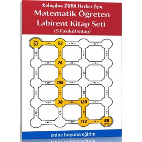 Matematik Öğreten Labirent Kitap Seti 5 Fasikül Kitap Enine Boyuna Eğitim