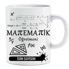 Matematik Öğretmeni Öğretmenler Günü Kişiye Özel Kupa
