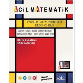 Matematik Permütasyon Kombinasyon Binom Olasılık Konu Anlatımlı Soru Fasikülü-Acil Yayınları