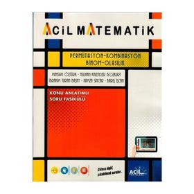 Matematik Permütasyon Kombinasyon Binom Olasılık Konu Anlatımlı Soru Fasikülü-Acil Yayınları