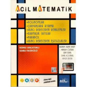 Matematik Polinomlar Çarpanlara Ayırma 2. Dereceden Denklemler Karmaşık Sayılar - Acil Yayınları