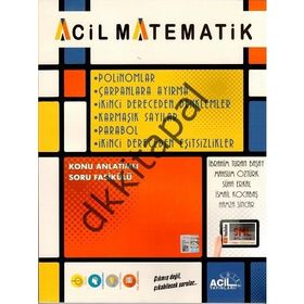 Matematik Polinomlar Çarpanlara Ayırma 2. Dereceden Denklemler Karmaşık Sayılar - Acil Yayınları