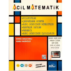 Matematik Polinomlar Çarpanlara Ayırma 2. Dereceden Denklemler Karmaşık Sayılar - Acil Yayınları
