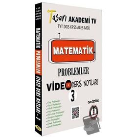 Matematik Problemler Video Ders Notları 3 - Tasarı Eğitim Yayınları