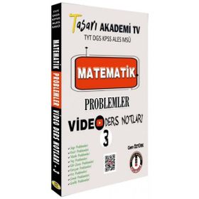 Matematik Problemler Video Ders Notları 3 - Tasarı Eğitim Yayınları