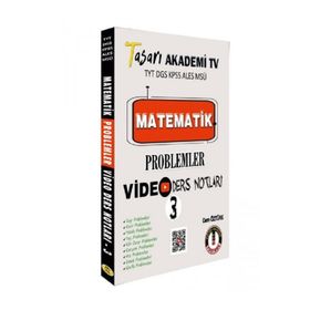Matematik Problemler Video Ders Notları 3 - Tasarı Eğitim Yayınları