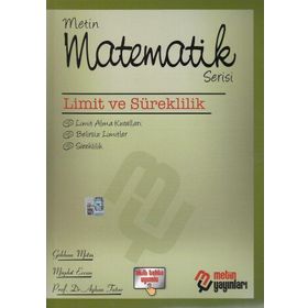 Matematik Serisi Limit ve Süreklilik - Müjdat Ercan Gökhan Metin Ayhan Tutar