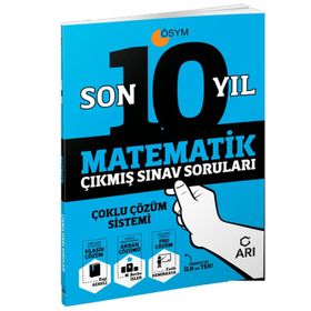 Matematik Son 10 Yıl Çıkmış Sınav Soruları - Arı Yayınları