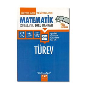 Matematik Türev Konu Anlatımlı Soru Bankası Çap Yayınları