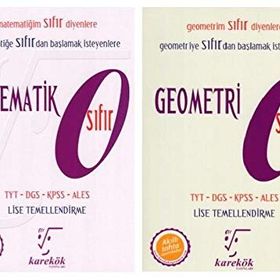 Matematik ve Geometri Sıfır Seti 2 Kitap Karekök Yayınları