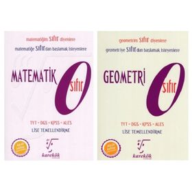 Matematik ve Geometri Sıfır Seti 2 Kitap Karekök Yayınları
