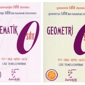 Matematik ve Geometri Sıfır Seti 2 Kitap Karekök Yayınları