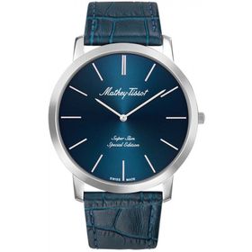 Mathey-Tissot H6915abu Swıss Made İnce Deri Kemerli Erkek Kol Saati