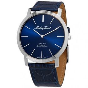 Mathey-Tissot H6915abu Swıss Made İnce Deri Kemerli Erkek Kol Saati
