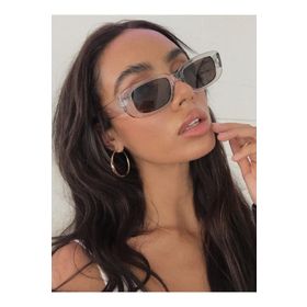 Mathilda Aksesuar Vintage Şeffaf Siyah Güneş Gözlüğü