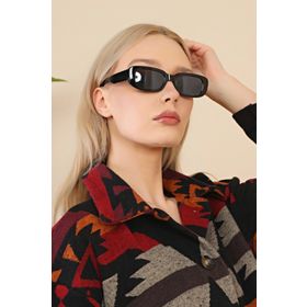 Mathilda Aksesuar Vintage Siyah Güneş Gözlüğü