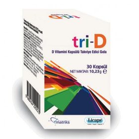 Matriks Tri-D Vitamin D 30 Kapsül