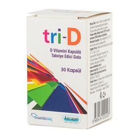 Matriks Tri-D Vitamin D 30 Kapsül