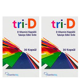 Matriks Tri-D Vitamin D 30 Kapsül