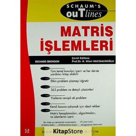 MATRIS İŞLEMLERİ - RICHARD BRONSON