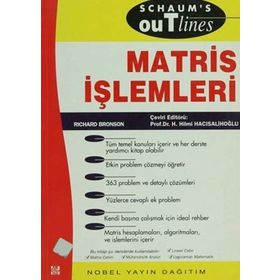 MATRIS İŞLEMLERİ - RICHARD BRONSON