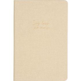 Matt Notebook 14x20 cm Sert Kapak Çizgili Bej Defter