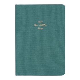 Matt Notebook 14x20 cm Sert Kapak Çizgili Koyu Yeşil Defter
