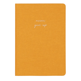Matt Notebook 14x20 cm Sert Kapak Noktalı Hardal Defter