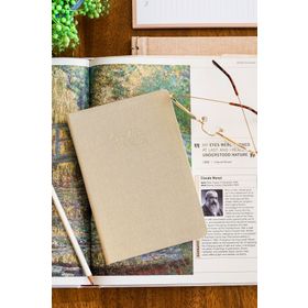 Matt Notebook 14x20 Noktalı Bej Sert Kapak Defter