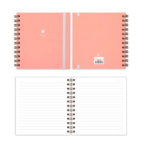 Matt Notebook 15x15 cm Kare 2'li Set Spiralli Çizgili Tarihsiz Not Defteri