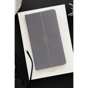 Matt Notebook 2026 Yılı 12 Aylık Füme Haftalık Keten Cep Ajandası
