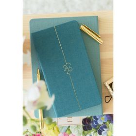 Matt Notebook 2026 Yılı 12 Aylık Koyu Yeşil Haftalık Keten Cep Ajandası
