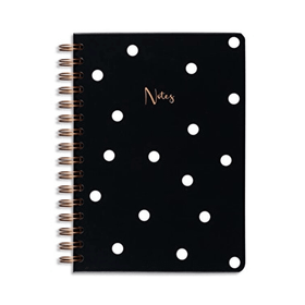 Matt Notebook A5 15x21 cm Spiralli Noktalı Tarihsiz Not Defteri