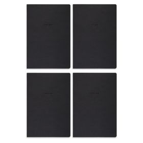 Matt Notebook SB4ST A5 Çizgisiz Terzi Dikiş Siyah 4'lü Defter Set