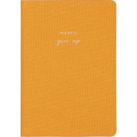 Matt Notebook Sert Kapak Düz Çizgisiz 14x20 cm Hardal Sarı Defter
