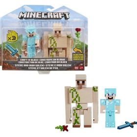 Mattel GTT53 Minecraft 3.25 inç 8.25 cm 2'li Figürler