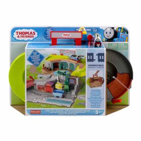 Mattel HHN24 Thomas ve Arkadaşları Taşınabilir Sodor Oyun Seti