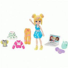 Mattel HNF50 Polly Pocket ve Moda Aksesuarları Oyun Seti
