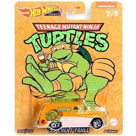 Mattel Hot Wheels 55 Chevy Panel Ninja Turtles Premium Arabalar