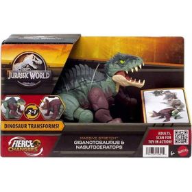 Mattel HPD33 Jurassic World Değişim Serisi Çifte Tehlike Büyük Dinozor Figürleri