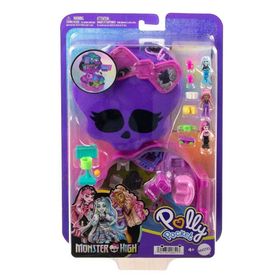 Mattel HVV58 Polly Pocket - Monster High Temalı Kompakt Oyun Seti Oyuncak Bebekler