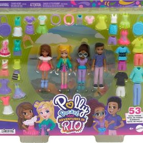 Mattel HWP23 Polly Pocket Adventures In Rio Moda Çocuk Oyun Seti