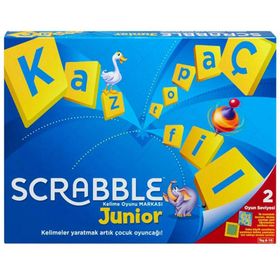 Mattel Junior Scrabble (Türkçe) 6 Yaş Üstü 4 Kişilik Kutu Oyunu