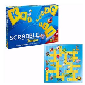 Mattel Junior Scrabble (Türkçe) 6 Yaş Üstü 4 Kişilik Kutu Oyunu