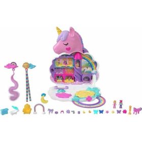 Mattel Polly Pocket HKV51 Tek Boynuzlu Atın Gökkuşağı Salonu
