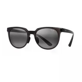 Maui Jim MJ 0454S 001 50 Aynalı Oval Füme Desenli Kemik Unisex Güneş Gözlüğü