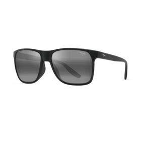 Maui Jim MJ 0603S 003 02 59 Polarize Dikdörtgen Siyah Kemik Unisex Güneş Gözlüğü